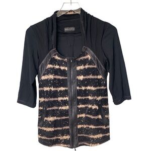 BEATE HEYMANN Street Couture full zip cardigan